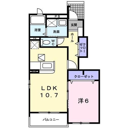 ボニート　アウルの物件間取画像